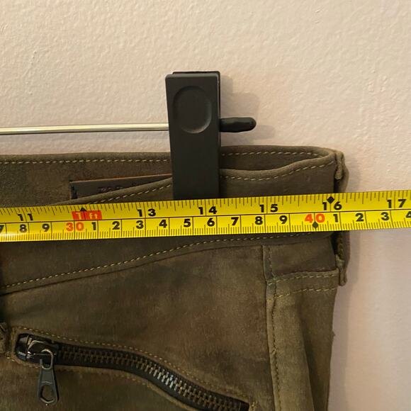 rag & bone Desert Camo Print Skinny Leg Pants 100% Lamb Leather Women's size 28 - Picture 8 of 12